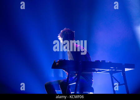 Barcelona - 17.Juni: James Blake (Band) führen Sie im Konzert an Sonar Festival am 17. Juni 2016 In Barcelona, Spanien. Stockfoto