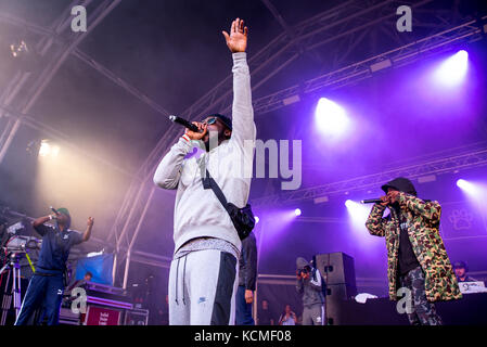 Barcelona - 18.Juni: Abschnitt boyz (rap Band) führen Sie im Konzert an Sonar Festival am 18. Juni 2016 In Barcelona, Spanien. Stockfoto