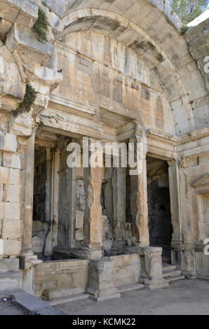 Temple de Diane, Jardins de la Fontaine, Nîmes, Frankreich Stockfoto