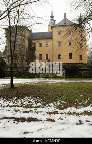 Zamek, Kliczkow, Schloss, Polska, Polen, Niederschlesien, Stockfoto