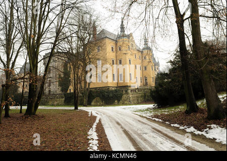 Zamek, Kliczkow, Schloss, Polska, Polen, Niederschlesien, Stockfoto