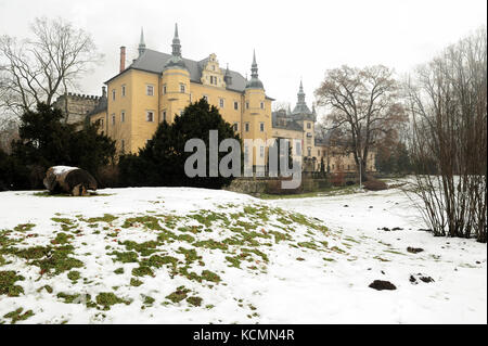 Zamek, Kliczkow, Schloss, Polska, Polen, Niederschlesien, Stockfoto