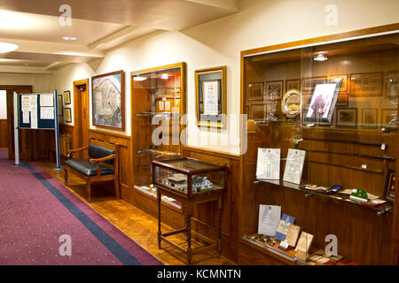 Der große Eingang zu Royal Portrush Golf Club der Schauplatz für die 2019 Open Golf Championship Stockfoto