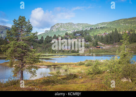 Valle in Norwegen Stockfoto