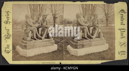 Auld Lang Syne (Tam o' shanter & Souter Johnnie), aus Robert N. Dennis Sammlung von stereoskopischen Ansichten Stockfoto