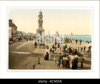 Clock Tower Herne Bay England Stockfoto