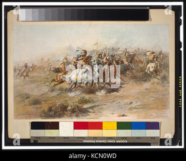 Charles Marion Russell die Custer Kampf (1903) Original Stockfoto