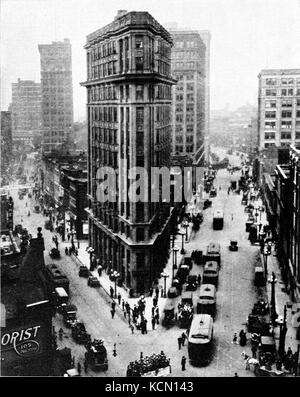 Collier's 1921 Georgia Atlanta (Flatiron Building) Stockfoto