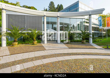 Portal der Caracalla Therme, Kurbad Baden-Baden, Baden-Württemberg, Randgebiet Schwarzwald, Deutschland Stockfoto