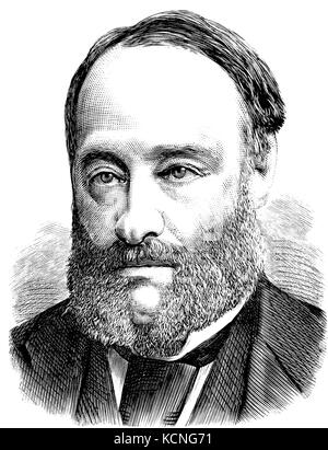 JAMES Prescott Joule (1818-1889) Englischer Mathematiker und Physiker Stockfoto