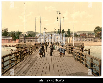 Strand, Zoppot, Westpreußen, Deutschland (d. h., Sopot, Polen) LCCN 2002714032 Stockfoto