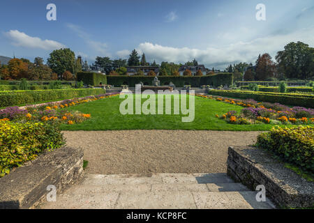 Der Park Gönneranlagen, Kurpark an der Lichtentaler Allee in Baden-Baden, Schwarzwald Stockfoto