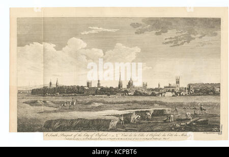 Eine Aussicht auf die Stadt Oxford (Nypl b 13075513 423366) Stockfoto