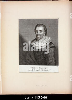 George Calvert, dem Ersten Lord Baltimore (NYPL Hades 257708 EM 14504) Stockfoto