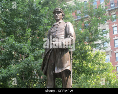 Admiral Farragut Statue im Madison Square Park Stockfoto