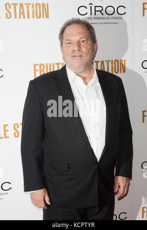 New YORK, New York - 8. JULI: Harvey Weinstein besucht die "Fruitvale Station"-Vorführung im Museum of Modern Art am 8. Juli 2013 in New York City. © Corredor99/MediaPunch Inc Stockfoto