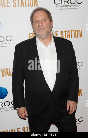 New YORK, New York - 8. JULI: Harvey Weinstein besucht die "Fruitvale Station"-Vorführung im Museum of Modern Art am 8. Juli 2013 in New York City. © Corredor99/MediaPunch Inc Stockfoto