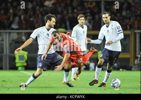 Turin, Italien. 6. Okt, 2017. Goran PANDEV de Gea (Mazedonien) während der FIFA-WM-Qualifikation Russland Fußball 2018 Match zwischen Italien und Mazedonien im Stadion olimpico Grande Torino am 6. Oktober 2017 in Turin, Italien. Credit: Fabio Udine/alamy leben Nachrichten Stockfoto