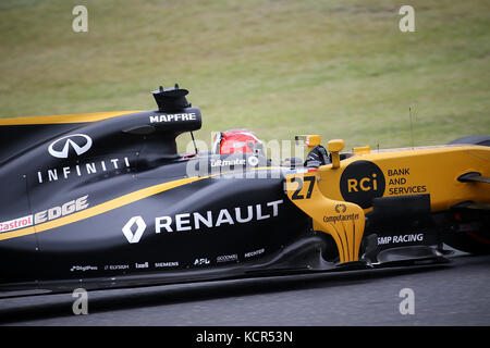 Suzuka, Japan. 6. Okt 2017. 06.10.2017, Suzuka International Racing Course, Suzuka, 2017 Formel 1 Grand Prix, 06. - 08.10.2017, im Bild Nico Hülkenberg (GER #27), Renault Sport F1-Team Foto: Cronos/Hasan Bratic Credit: Cronos/Alamy leben Nachrichten Stockfoto