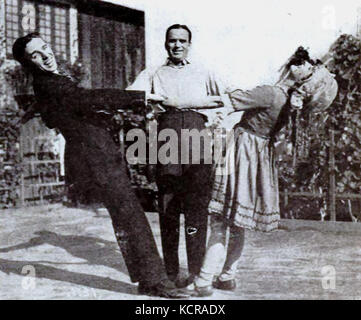 Charlie Chaplin, Douglas Fairbanks, Mary Pickford Mar 1921 EH Stockfoto