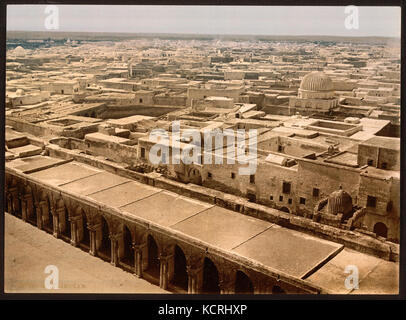 Vom Minarett der Großen Moschee, Kairwan, Tunesien LCCN 2001699374 Stockfoto