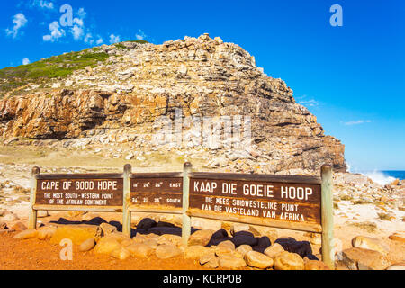 Am Kap der Guten Hoffnung Südafrika Stockfoto