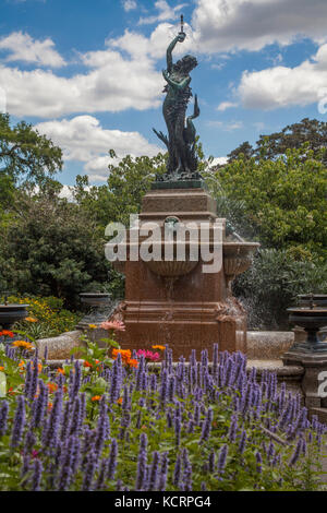 Statue in der Royal Botanic Gardens in Sydney, Australien Stockfoto