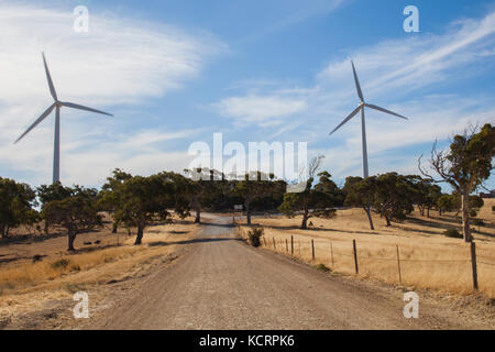 Cape Jervis Windenergieanlagen Go Green Wind Energy South Australia Stockfoto