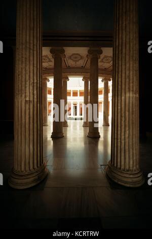 Athen - 26.September: Detailansicht Der zappeion Halle am 26. September 2016 in Athen, Griechenland. Es ist im Allgemeinen für beide offiziellen und privaten Sitzungen einer verwendet Stockfoto