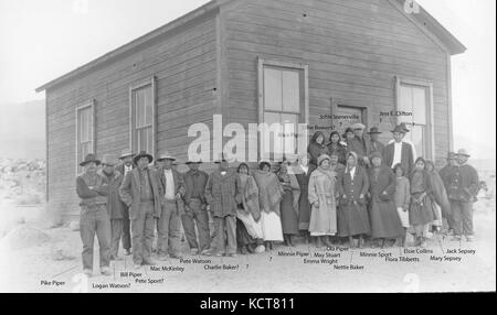 Big Pine Indian Camp Community Center Stockfoto