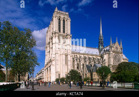 Kathedrale Notre-Dame, Paris, Frankreich Stockfoto