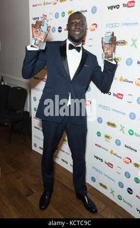 Association of Independent Music Awards 2017 mit: Stormzy Where: London, Vereinigtes Königreich When: 05 Sep 2017 Credit: Phil Lewis/WENN.com Stockfoto