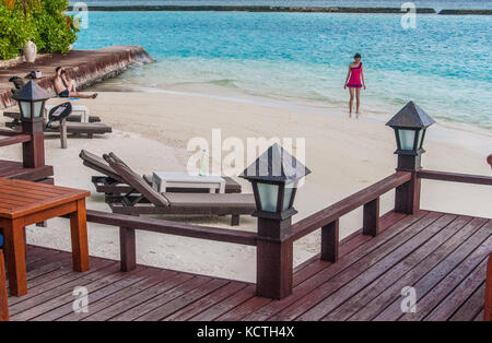 Furanafushi,, Nord Male Atol, Malediven Stockfoto