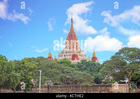 Ananda Tempel in Bagan, Myanmar. Stockfoto