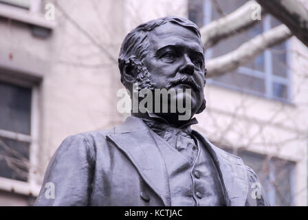 Präsident Chester eine Arthur Statue im Madison Square Park in New York City Stockfoto