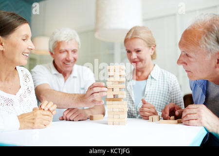 Spaß mit Freunden Stockfoto
