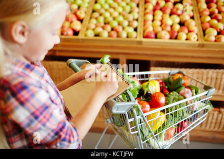 Vegs kaufen Stockfoto