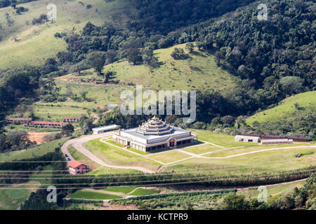 Luftaufnahme - Templo Kadampa Stockfoto