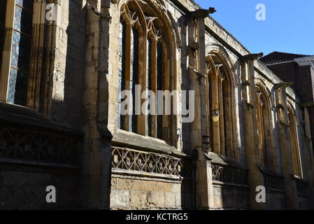 Arches of York Minster, York, North Yorkshire Großbritannien Stockfoto