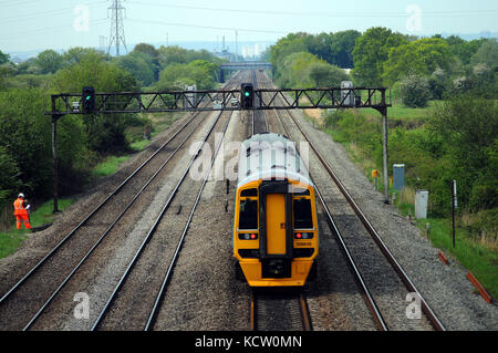 158838 westwärts in Marshfield. Stockfoto