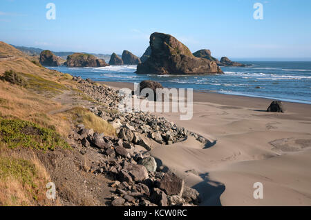 Pacific felsige Küste, Oregon, USA Stockfoto