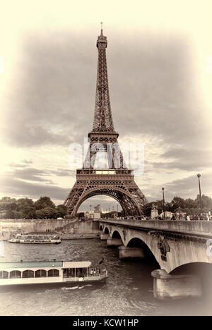 Eiffelturm, Burn, Frankreich Stockfoto