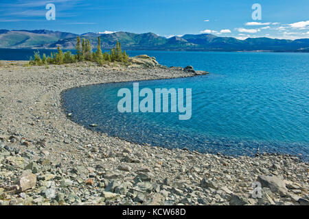 Ruby reicht im Kluane Lake, Kluane Nationalpark, Yukon, Kanada Stockfoto