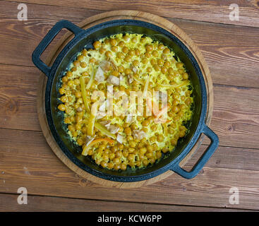 Coconut kichererbse Tikka Masala - Indische Lebensmittel Stockfoto