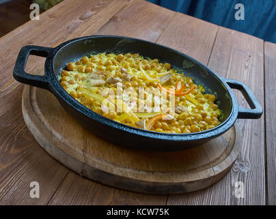 Coconut kichererbse Tikka Masala - Indische Lebensmittel Stockfoto