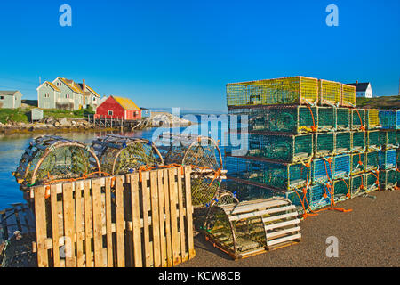 Historisches Fischerdorf Peggy's Cove, Peggy's Cove, Nova Scotia, Kanada Stockfoto