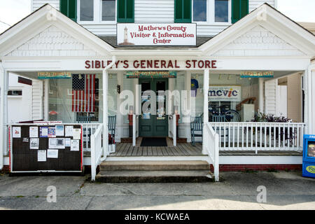 Mathews County Visitor Centre, Sibleys General Store, 239 Main Street, Mathews, Virginia Stockfoto
