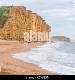 West Bay aka Bridport Harbour, Dorset, England Stockfoto