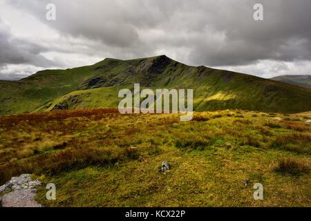 Blencathra aus bannerdale Crags Stockfoto