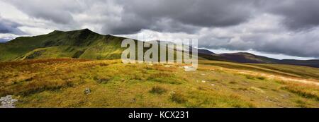 Blencathra aus bannerdale Crags Stockfoto